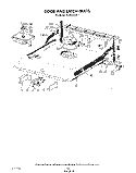 DOOR AND LATCH Diagram and Parts List for KUDC210S1  KitchenAid Dishwasher