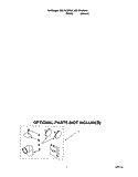 OPTIONAL Diagram and Parts List for CG1751XWN1  Whirlpool Dryer