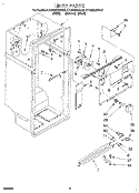 LINER Diagram and Parts List for KTLS25QDWH01  KitchenAid Refrigerator