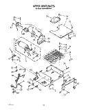 UPPER UNIT, LIT/OPTIONAL Diagram and Parts List for KSSS42DWX00  KitchenAid Refrigerator