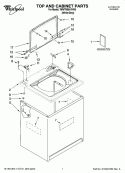 Part Location Diagram of W10194868 Whirlpool TOP