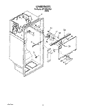 LINER Diagram and Parts List for 8ET18RKXYN01  Whirlpool Refrigerator