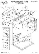Part Location Diagram of 8545976 Whirlpool PANEL-CNTL