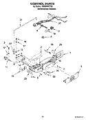 CONTROL PARTS Diagram and Parts List for 7GF6NFEXTY00  Whirlpool Refrigerator