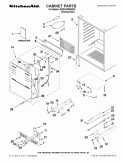 Part Location Diagram of W10801436 Whirlpool SENSOR