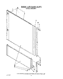 DOOR AND PANEL Diagram and Parts List for 4KUDA220T1  KitchenAid Dishwasher