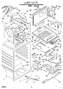 LINER Diagram and Parts List for KTRS19MDWH01  Whirlpool Refrigerator
