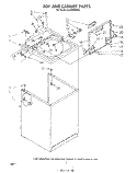 TOP AND CABINET , LITERATURE AND OPTIONAL Diagram and Parts List for LA5500XPW4  Whirlpool Washer