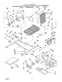 UNIT Diagram and Parts List for KSRB27FHBL02  KitchenAid Refrigerator