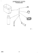 ACCESSORY Diagram and Parts List for KUCS181B0  KitchenAid Trash Compactor