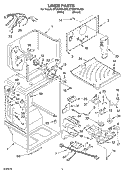 Part Location Diagram of 2219639 Whirlpool COVER-FILT