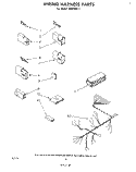 WIRING HARNESS Diagram and Parts List for SHU50041  Whirlpool Dishwasher