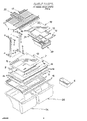 SHELF, LIT/OPTIONAL Diagram and Parts List for 7ET21PKXGW00  Whirlpool Refrigerator