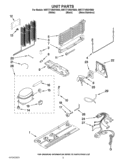 UNIT PARTS Diagram and Parts List for WRT771RWYM00  Whirlpool Refrigerator