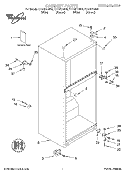 CABINET, LITERATURE Diagram and Parts List for ET17JKYJN00  Whirlpool Refrigerator