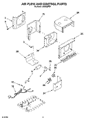 Part Location Diagram of 8209878 Whirlpool Clamp, Cable