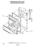 REFRIGERATOR DOOR , NOT ILLUSTRATED Diagram and Parts List for ET18JKXMWR3  Whirlpool Refrigerator
