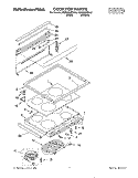 COOKTOP Diagram and Parts List for KERC600EAL0  KitchenAid Range