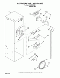 REFRIGERATOR LINER PARTS Diagram and Parts List for KSSC36QTS04  KitchenAid Refrigerator