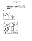 INSTALLATION Diagram and Parts List for CA10WR4  Crosley Air Conditioner
