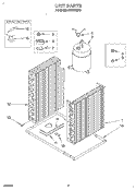 SECTION Diagram and Parts List for ACS102XA0  Whirlpool Air Conditioner