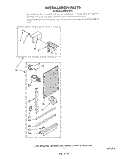 INSTALLATION Diagram and Parts List for AR0501XT1  Whirlpool Air Conditioner