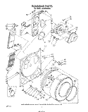 SECTION Diagram and Parts List for LE6805XPW0  Whirlpool Dryer