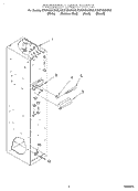 FREEZER LINER Diagram and Parts List for KSSP48QHS00  KitchenAid Refrigerator