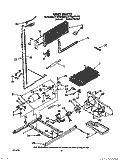 UNIT Diagram and Parts List for ET18DKXXN00  Whirlpool Refrigerator