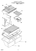 SHELF, LIT/OPTIONAL Diagram and Parts List for RT20DKXEN00  Roper Refrigerator