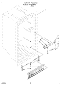 LINER, LIT/OPTIONAL Diagram and Parts List for TVF15FREW02  Whirlpool Freezer
