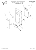 CONTROL PANEL Diagram and Parts List for MT8116XEQ2  Whirlpool Microwave