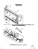 DOOR, WIRING HARNESS, LIT/OPTIONAL Diagram and Parts List for MH6701XW1  Whirlpool Microwave