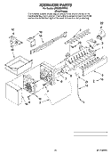 ICEMAKER PARTS, OPTIONAL PARTS (NOT INCLUDED) Diagram and Parts List for JFC2089HPR10  Whirlpool Refrigerator