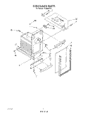 CONTAINER Diagram and Parts List for TF4600XTP2  Whirlpool Trash Compactor