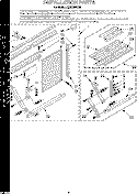 INSTALLATION Diagram and Parts List for CAH18WC42  Crosley Air Conditioner