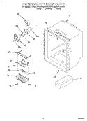 REFRIGERATOR LINER Diagram and Parts List for GB22DKXGN01  Whirlpool Refrigerator