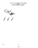 WIRE HARNESS AND COMPONENTS Diagram and Parts List for F9807W0  Roper Range