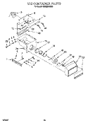 ICE CONTAINER Diagram and Parts List for KSSS36DBX00  KitchenAid Refrigerator