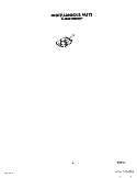 MISCELLANEOUS , LITERATURE AND OPTIONAL Diagram and Parts List for DU8000XX0  Whirlpool Dishwasher
