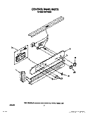 CONTROL PANEL Diagram and Parts List for BEP410WB0  Roper Range