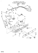 Part Location Diagram of LIT2198384 Whirlpool Service & Wiring Sheet