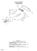 LATCH Diagram and Parts List for KEMS308GSS1  KitchenAid Microwave Oven Combo