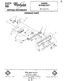 CONSOLE Diagram and Parts List for DP6880XLP1  Whirlpool Dishwasher