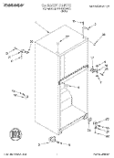 CABINET Diagram and Parts List for TT14DKXEW12  Estate Refrigerator