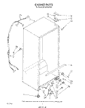 CABINET Diagram and Parts List for EV190FXWW00  Whirlpool Freezer