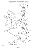 MAGNETRON AND AIR FLOW Diagram and Parts List for KEES702SWB0  KitchenAid Microwave Oven Combo