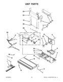 UNIT PARTS Diagram and Parts List for GZ25FSRXYY4  Whirlpool Refrigerator