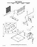 UNIT PARTS Diagram and Parts List for WRT571SMYF00  Whirlpool Refrigerator