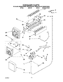 ICEMAKER PARTS, PARTS NOT ILLUSTRATED Diagram and Parts List for KSRD25FKSS03  KitchenAid Refrigerator